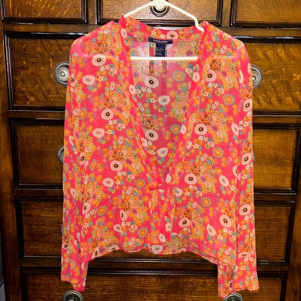 RARE  VINTAGE BOSTON PROPER  100% SILK